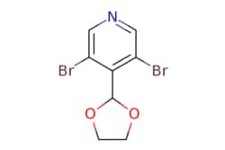 eMolecules​&nbsp;AOBChem USA / 35-Dibromo-4-(13-dioxolan-2-yl)pyridine / 5g / 388080212 / 22964 /  / 924649-13-8 / MFCD25969059 / 308.957 / C8H7Br2NO2