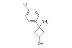 eMolecules​&nbsp;ChemScene / 3-Amino-3-(4-chlorophenyl)cyclobutanol / 100mg / 714105551 / CS-0514394 / 0.000 / 1353636-85-7 / MFCD20524878 / 197.660 / C10H12ClNO