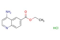 eMolecules​&nbsp;AstaTech / ETHYL 4-AMINOQUINOLINE-6-CARBOXYLATE HYDROCHLORIDE / 0.1g / 746294409 / F76629 / 95.000 / 2757730-33-7 / [null] / 252.700 / C12H13ClN2O2