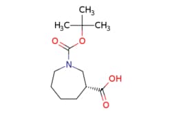 eMolecules​&nbsp;Pharmablock / (3R)-1-tert-butoxycarbonylazepane-3-carboxylic acid / 25mg / 784548906 / PBU4432 / 0.000 / 851593-77-6 / MFCD15071795 / 243.303 / C12H21NO4