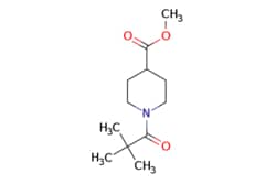 eMolecules​&nbsp;AstaTech / METHYL 1-PIVALOYLPIPERIDINE-4-CARBOXYLATE / 0.25g / 761014743 / F78389 / 95.000 / 505088-49-3 / MFCD03576207 / 227.304 / C12H21NO3