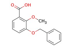 eMolecules​&nbsp;AOBChem USA / 3-(Benzyloxy)-2-methoxybenzoic acid / 250mg / 525254375 / 29203 /  / 23806-64-6 / MFCD27939548 / 258.273 / C15H14O4
