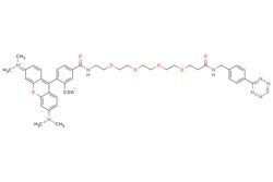 eMolecules​&nbsp;TAMRA-PEG4-Tetrazine | BroadpharmMFCD29052199 | 846.942 | C45H50N8O9 | 95.000 | CN(C)c1ccc2c(-c3ccc(cc3C([O-])=O)C(=O)NCCOCCOCCOCCOCCC(=O)NCc3ccc(cc3)-c3nncnn3)c3ccc(cc3oc2c1)=[N+](C)C | 1mg | 296213310