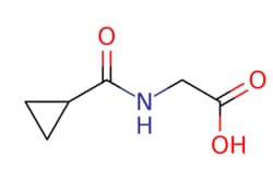 eMolecules​&nbsp;AstaTech / 2-(CYCLOPROPANECARBOXAMIDO)ACETIC ACID / 0.25g / 384830441 / F20136 / 95.000 / 64513-70-8 / MFCD01724840 / 143.142 / C6H9NO3