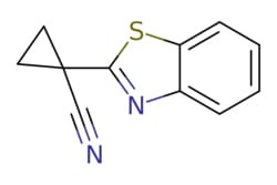 eMolecules​&nbsp;AstaTech / 1-(BENZO[D]THIAZOL-2-YL)CYCLOPROPANECARBONITRILE / 0.25g / 200617629 / 69959 / 95.000 / 1699015-26-3 / MFCD22690499 / 200.260 / C11H8N2S