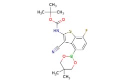 eMolecules​ Pharmablock / tert-butyl N-[3-cyano-4-(55-dimethyl-132-dioxaborinan-2-yl)-7-fluoro-benzothiophen-2-yl]carbamate