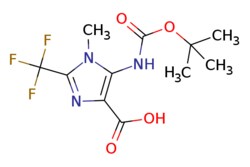 eMolecules​ Pharmablock / 5-(tert-butoxycarbonylamino)-1-methyl-2-(trifluoromethyl)imidazole-4-carboxylic