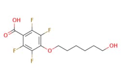 eMolecules​&nbsp;AstaTech / 2356-TETRAFLUORO-4-(6-HYDROXYHEXYLOXY)BENZOIC ACID / 0.25g / 392627977 / 66513 / 97.000 / 1017789-70-6 / MFCD09991743 / 310.245 / C13H14F4O4