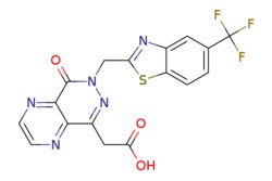 eMolecules​&nbsp;Medchem Express / Caficrestat / 5mg / 446269581 / HY-18967 /  / 1355612-71-3 / MFCD29472264 / 421.350 / C17H10F3N5O3S