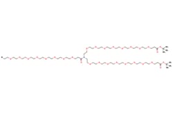 eMolecules​&nbsp;N-(Azide-PEG8-carbonyl)-N-bis(PEG8-t-butyl ester) | Broadpharm |1427.722 | C65H126N4O29 | 98.000 | CC(C)(C)OC(=O)CCOCCOCCOCCOCCOCCOCCOCCOCCN(CCOCCOCCOCCOCCOCCOCCOCCOCCC(=O)OC(C)(C)C)C(=O)CCOCCOCCOCCOCCOCCOCCOCCOCCN=[N+]=[N-] | 100mg | 798871012