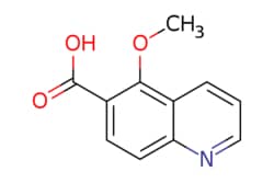 eMolecules​&nbsp;1668585-08-7 | 5-METHOXYQUINOLINE-6-CARBOXYLIC ACID | AstaTech203.197 | C11H9NO3 | 95.000 | COc1c(ccc2ncccc12)C(O)=O | 0.1g | 798867598
