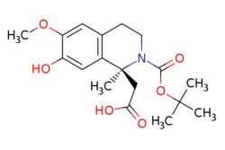 eMolecules​&nbsp;Synthonix / [(1S)-2-[(tert-butoxy)carbonyl]-7-hydroxy-6-methoxy-1-methyl-34-dihydroisoquinolin-1-yl]acetic acid / 50mg / 794076001 / AC80842 /  / 2215932-50-4 / [null] / 351.399 / C18H25NO6