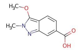 eMolecules​&nbsp;Synthonix / 3-methoxy-2-methylindazole-6-carboxylic acid / 250mg / 794075516 / AC80679 /  / 919106-89-1 / MFCD11655600 / 206.201 / C10H10N2O3