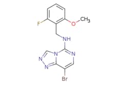 eMolecules​ Synthonix / 8-bromo-N-[(2-fluoro-6-methoxyphenyl)methyl]-[124]triazolo[43-c]pyrimidin-5-amine