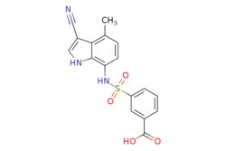 eMolecules​ Synthonix / 3-[(3-cyano-4-methyl-1H-indol-7-yl)sulfamoyl]benzoic
