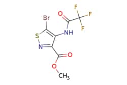 eMolecules​ 2180122-21-6 | Methyl 5-bromo-4-[(2,2,2-trifluoroacetyl)amino]-3-isothiazolecarboxylate