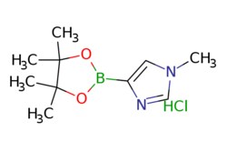 eMolecules​&nbsp;JW PharmLab LLC / 1-Methyl-4-(4455-tetramethyl-[132]dioxaborolan-2-yl)-1H-imidazole hydrochloride / 50mg / 784540630 / 32R0347PS / 96.000 /  / [null] / 244.530 / C10H18BClN2O2