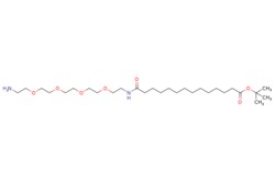 eMolecules​&nbsp;Broadpharm / 14-(Amide-PEG4-ethylcarbamoyl)tridecanoic t-butyl ester / 100mg / 784455750 / BP-40053 / 95.000 /  / [null] / 532.763 / C28H56N2O7