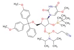eMolecules​ Broadpharm / 5-O-DMTr-2-O-TBDMS-5-methoxyuridine-3- (cyanoethyl-NN-diisopropyl)phosphoramidite
