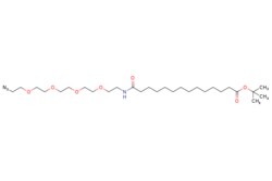eMolecules​&nbsp;Broadpharm / 14-(Azide-PEG4-ethylcarbamoyl)tridecanoic-t-butyl ester / 100mg / 784455327 / BP-29925 / 95.000 /  / [null] / 558.761 / C28H54N4O7