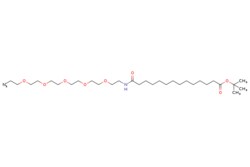 eMolecules​&nbsp;Broadpharm / 14-(Azide-PEG5-ethylcarbamoyl)tridecanoic t-butyl ester / 100mg / 784454986 / BP-29796 / 95.000 /  / [null] / 602.814 / C30H58N4O8