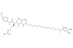 eMolecules​&nbsp;Broadpharm / Boc-PEG4-Val-Cit-PAB-OH / 50mg / 784454726 / BP-23216 /  / 2055024-54-7 / MFCD29918220 / 726.869 / C34H58N6O11