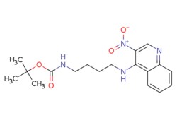 eMolecules​ Synthonix / tert-butyl N-4-[(3-nitroquinolin-4-yl)amino]butylcarbamate