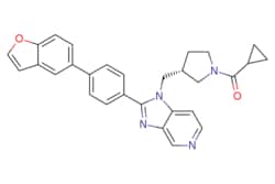 eMolecules​ AstaTech / (S)-(3-((2-(4-(BENZOFURAN-5-YL)PHENYL)-1H-IMIDAZO[45-C]PYRIDIN-1-YL)METHYL)PYRROLIDIN-1-YL)(CYCLOPROPYL)METHANONE