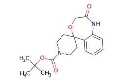 eMolecules​&nbsp;AstaTech / TERT-BUTYL 2-OXO-23-DIHYDRO-1H-SPIRO[BENZO[E][14]OXAZEPINE-54-PIPERIDINE]-1-CARBOXYLATE / 0.1g / 771350233 / W14197 / 95.000 / 1251001-25-8 / MFCD14581277 / 332.400 / C18H24N2O4
