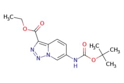 eMolecules​ AstaTech / ETHYL 6-((TERT-BUTOXYCARBONYL)AMINO)-[123]TRIAZOLO[15-A]PYRIDINE-3-CARBOXYLATE