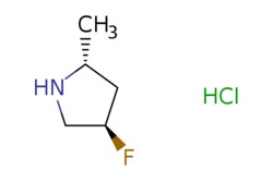 eMolecules​&nbsp;AstaTech / (2R4R)-4-FLUORO-2-METHYLPYRROLIDINE HCL / 50mg / 771350058 / W10043 / 95.000 / 2300174-87-0 / MFCD28390288 / 139.600 / C5H11ClFN
