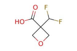 eMolecules​&nbsp;AstaTech / 3-(DIFLUOROMETHYL)OXETANE-3-CARBOXYLIC ACID / 0.1g / 771349679 / P17243 / 95.000 / 1782290-73-6 / MFCD30749382 / 152.097 / C5H6F2O3