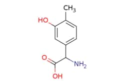 eMolecules​&nbsp;AstaTech / 2-AMINO-2-(3-HYDROXY-4-METHYLPHENYL)ACETIC ACID / 0.1g / 771349156 / N14773 / 95.000 / 98996-25-9 / MFCD18708202 / 181.191 / C9H11NO3