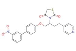 eMolecules​&nbsp;AstaTech / 3-[1-[[(3-NITRO[11-BIPHENYL]-4-YL)OXY]METHYL]-3-(4-PYRIDINYL)PROPYL]-24-THIAZOLIDINEDIONE / 0.1g / 771347501 / A11273 / 95.000 / 227088-94-0 / MFCD11045276 / 463.510 / C24H21N3O5S