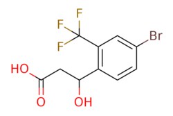 eMolecules​&nbsp;AOBChem USA / 3-(4-Bromo-2-(trifluoromethyl)phenyl)-3-hydroxypropanoic acid / 250mg / 768964538 / 63772 /  / 2353541-43-0 / [null] / 313.070 / C10H8BrF3O3