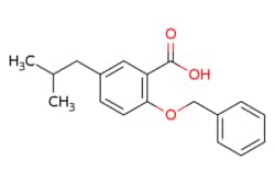 eMolecules​&nbsp;AOBChem USA / 2-(Benzyloxy)-5-isobutylbenzoic acid / 250mg / 768964428 / 63507 /  / 186419-23-8 / [null] / 284.355 / C18H20O3