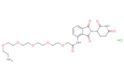 eMolecules​&nbsp;Medchem Express / Pomalidomide-amino-PEG5-NH2 (hydrochloride) / 25mg / 761953696 / HY-133816 /  / 2421217-05-0 / [null] / 587.020 / C25H35ClN4O10