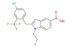 eMolecules​ JW PharmLab LLC / 2-(4-Chloro-2-trifluoromethyl-benzyl)-1-(2-fluoro-ethyl)-1H-indole-5-carboxylic