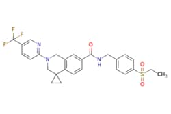 eMolecules​&nbsp;JW PharmLab LLC / N-[[4-(Ethylsulfonyl)phenyl]methyl]-23-dihydro-2-[5-(trifluoromethyl)pyridin-2-yl]-spiro[cyclopropane-14(1H)-isoquinoline]-7-carboxamide / 5mg / 746319006 / 99R0097 / 96.000 / 2252415-40-8 / [null] / 529.580 / C27H26F3N3O3S