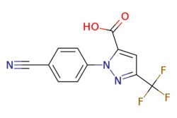eMolecules​&nbsp;JW PharmLab LLC / 2-(4-Cyano-phenyl)-5-trifluoromethyl-2H-pyrazole-3-carboxylic acid / 50mg / 746318599 / 68R0790 / 96.000 / 1402666-29-8 / [null] / 281.194 / C12H6F3N3O2