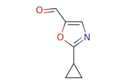 eMolecules​&nbsp;AstaTech / 2-CYCLOPROPYLOXAZOLE-5-CARBALDEHYDE / 0.1g / 746297472 / AT18543 / 95.000 / 1267443-15-1 / MFCD19347086 / 137.138 / C7H7NO2