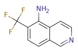 eMolecules​&nbsp;AstaTech / 6-(TRIFLUOROMETHYL)ISOQUINOLIN-5-AMINE / 0.1g / 722708587 / D71284 / 95.000 / 608515-75-9 / [null] / 212.175 / C10H7F3N2