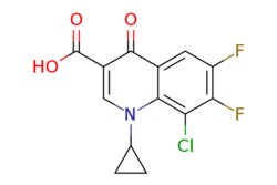 eMolecules​&nbsp;AstaTech / 8-CHLORO-1-CYCLOPROPYL-67-DIFLUORO-4-OXO-14-DIHYDROQUINOLINE-3-CARBOXYLIC ACID / 0.1g / 721754067 / 54174 / 97.000 / 101987-89-7 / MFCD08706388 / 299.660 / C13H8ClF2NO3