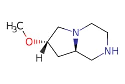 eMolecules​&nbsp;AstaTech / (7S8AR)-7-METHOXYOCTAHYDROPYRROLO[12-A]PYRAZINE / 0.1g / 721606197 / 56603 / 95.000 / 2165605-11-6 / [null] / 156.229 / C8H16N2O