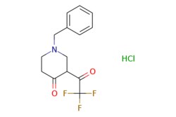 eMolecules​&nbsp;JW PharmLab LLC / 1-Benzyl-3-(222-trifluoro-acetyl)-piperidin-4-one hydrochloride / 1g / 718380063 / 60R2166S / 96.000 / 1198285-40-3 / MFCD11840353 / 321.720 / C14H15ClF3NO2