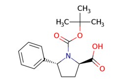 eMolecules​ AstaTech / (2R5R)-1-(TERT-BUTOXYCARBONYL)-5-PHENYLPYRROLIDINE-2-CARBOXYLIC