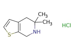 eMolecules​&nbsp;ChemScene / 55-Dimethyl-4567-tetrahydrothieno[23-c]pyridine hydrochloride / 100mg / 717420578 / CS-0459938 / 0.000 / 1909318-77-9 / MFCD29047626 / 203.730 / C9H14ClNS