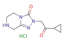 eMolecules​&nbsp;JW PharmLab LLC / 2-(2-Cyclopropyl-2-oxo-ethyl)-5678-tetrahydro-2H-[124]triazolo[43-a]pyrazin-3-one hydrochloride / 50mg / 716242086 / 95R0184S / 97.000 / 2803456-10-0 / [null] / 258.710 / C10H15ClN4O2