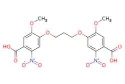 eMolecules​&nbsp;AstaTech / 44-(PROPANE-13-DIYLBIS(OXY))BIS(5-METHOXY-2-NITROBENZOIC ACID) / 0.1g / 714092581 / C13785 / 95.000 / 140658-45-3 / MFCD15832842 / 466.355 / C19H18N2O12