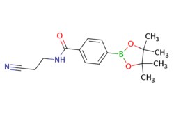 eMolecules​&nbsp;Ambeed / N-(2-Cyanoethyl)-4-(4455-tetramethyl-132-dioxaborolan-2-yl)benzamide / 5g / 714081892 / A1149171 /  / 1509932-15-3 / [null] / 300.170 / C16H21BN2O3